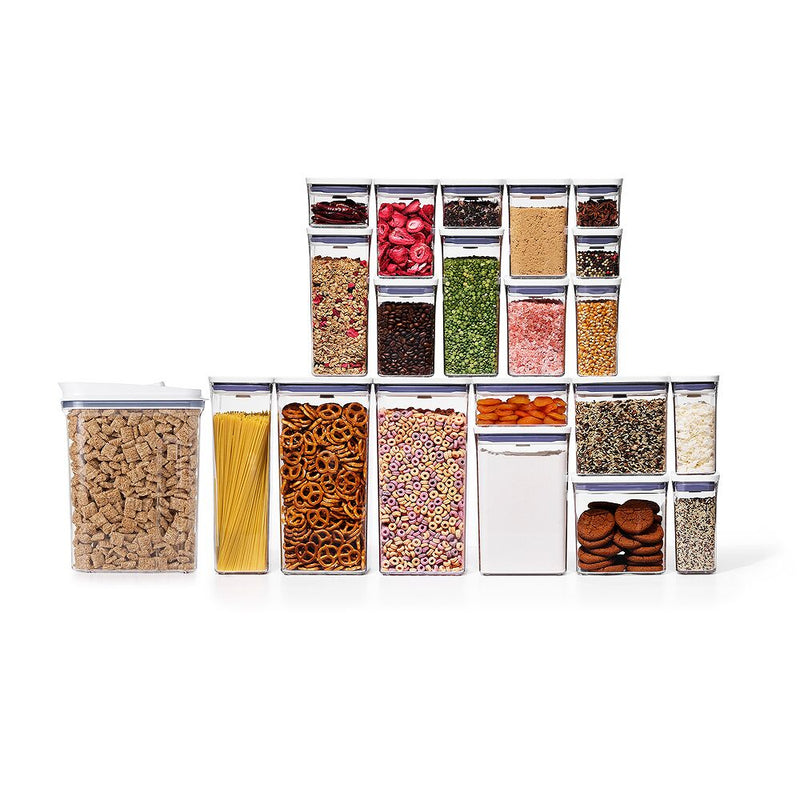 POP Large Cereal Dispenser (4.5 Qt.) & 20-Piece POP Container Set Bundle F2