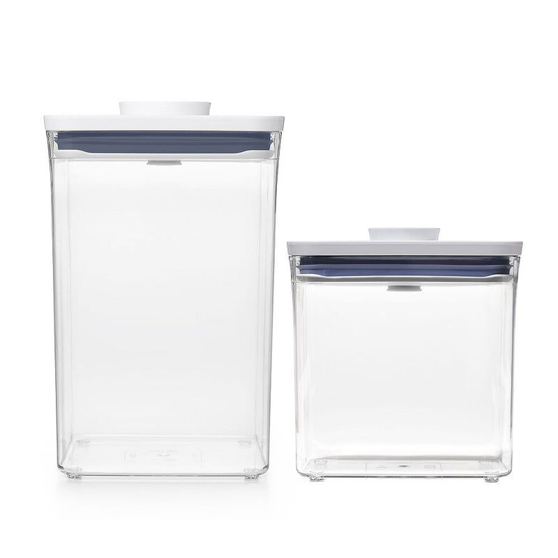 POP Container - Big Square Medium (4.4 Qt.) & POP Container - Rectangle Short (1.7 Qt.) Bundle B5