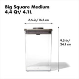 POP Container - Big Square Medium (4.4 Qt/4.2 L) T0