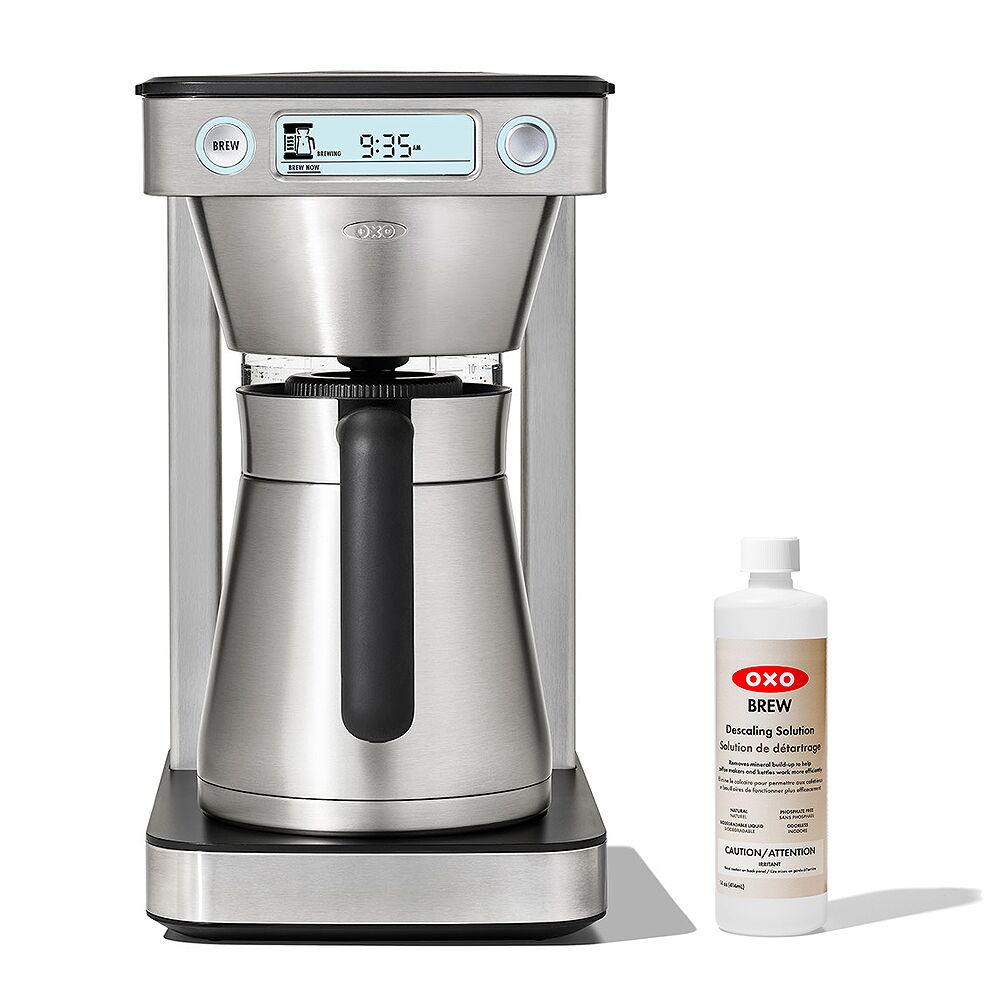 12-Cup Coffee Maker with Podless Single-Serve Function & Descaling Solution Bundle K8