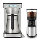 12-Cup Coffee Maker with Podless Single-Serve Function & Conical Burr Coffee Grinder Bundle B5