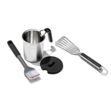 Grilling Basting Pot and Brush Set & Grilling Precision Turner Bundle T7