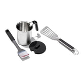 Grilling Basting Pot and Brush Set & Grilling Precision Turner Bundle T7