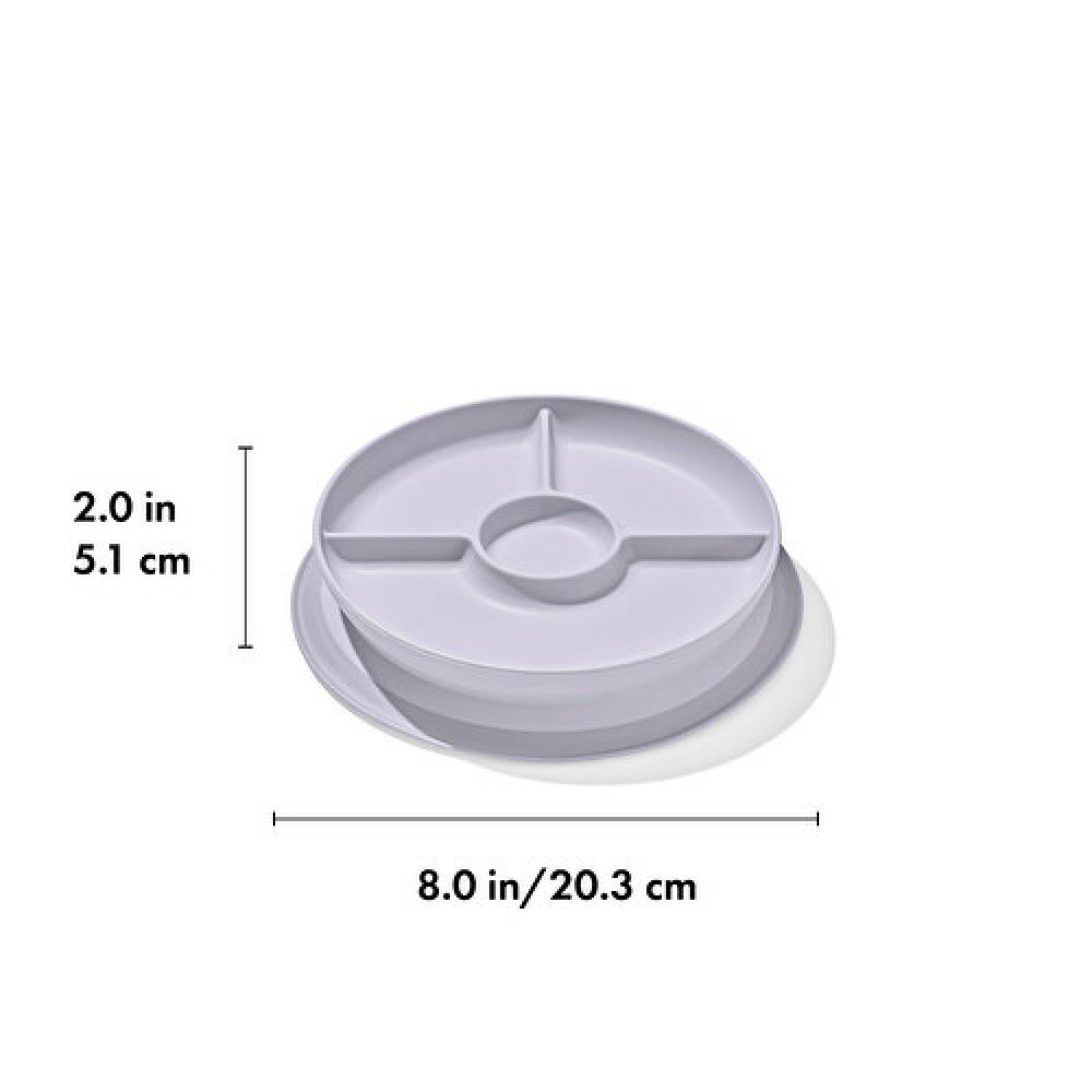 Stick & Stay Suction Divided Plate A4