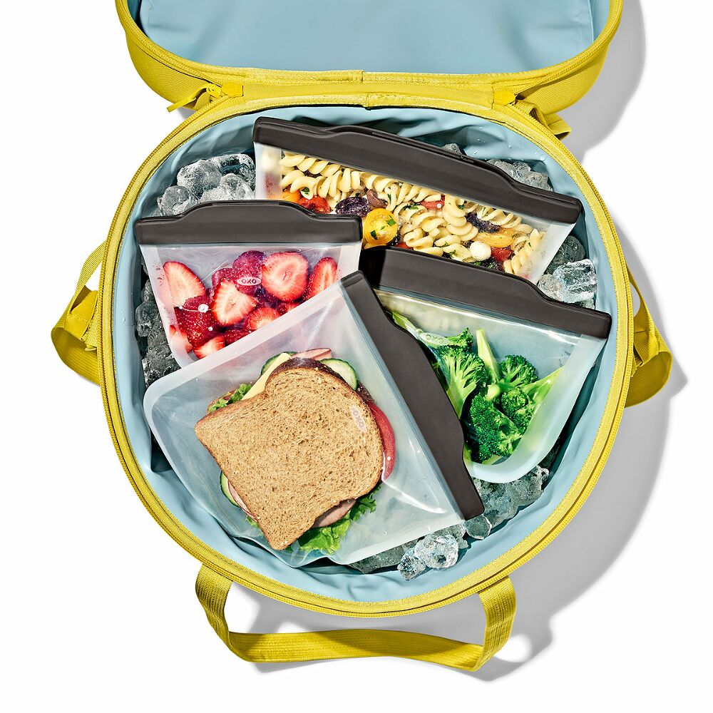 Outdoor Silicone Reusable Stand Up Bag Quart (32 oz) G7