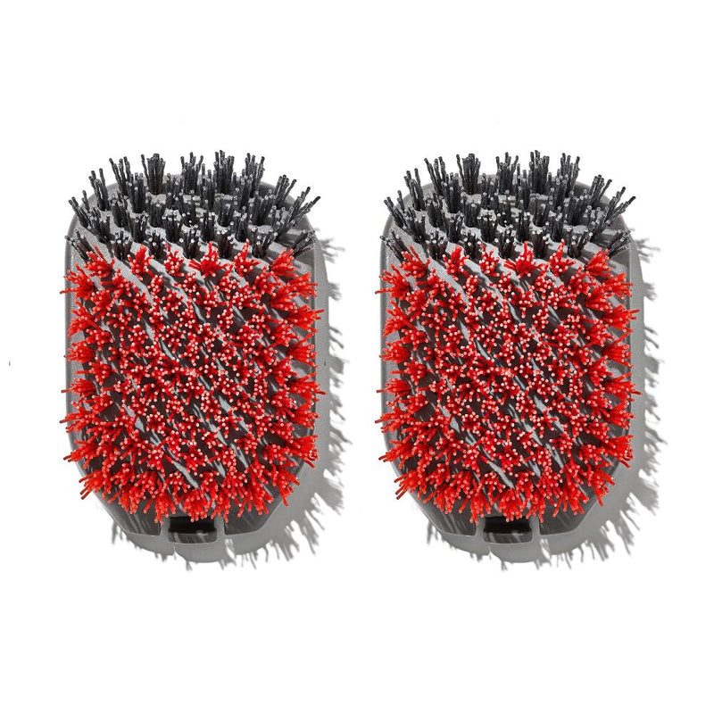 Outdoor Nylon Grill Brush Set of 2 Replacement Heads T1