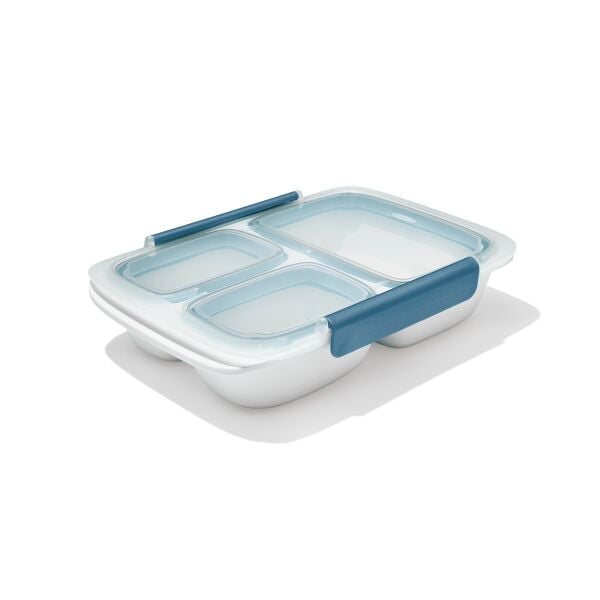 Prep & Go 4.1-Cup Divided Container - Ocean Blue N6