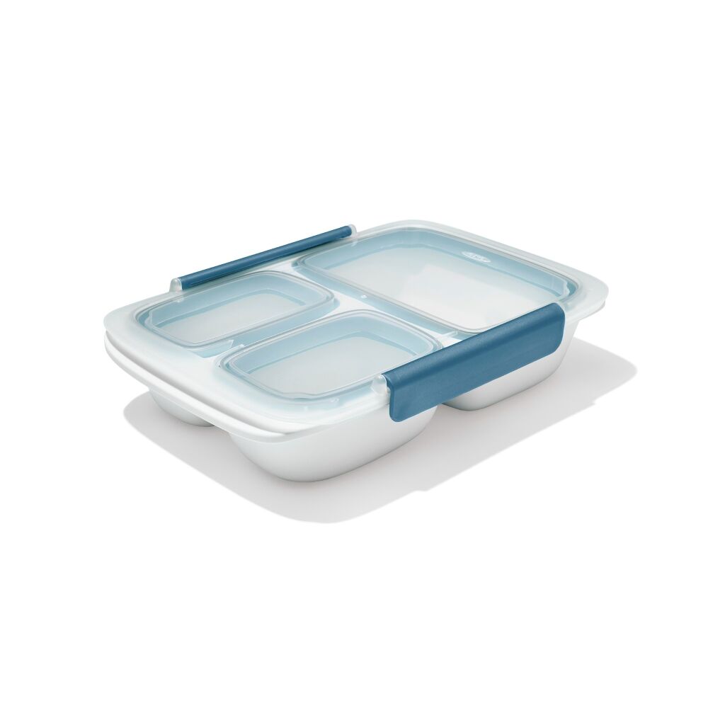 Prep & Go 4.1-Cup Divided Container - Ocean Blue N6