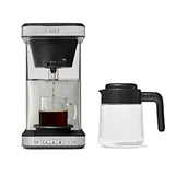 8-Cup Coffee Maker with Podless Single-Serve Function and Glass Carafe L5