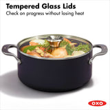 Ceramic Professional Non-Stick 5QT Stock Pot with Lid T6