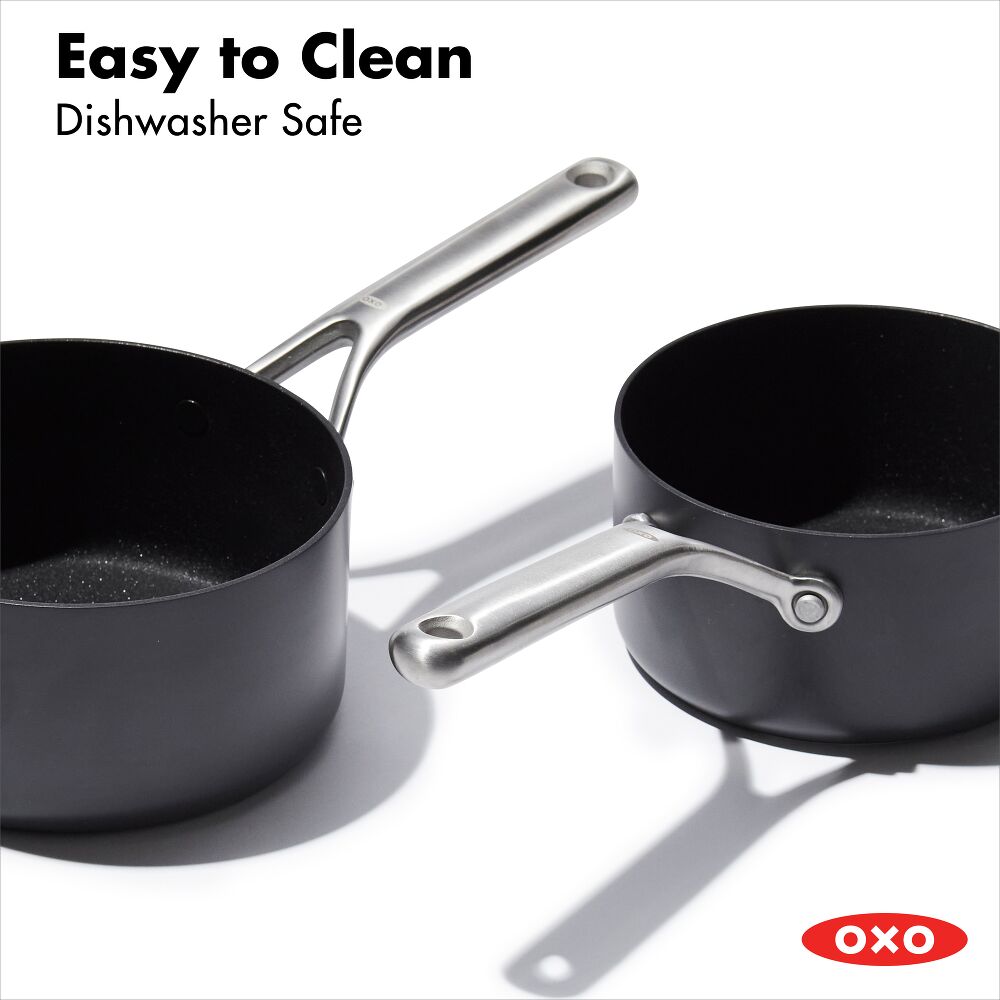 Ceramic Professional Non-Stick 4-Piece Saucepan Set (1.7 Qt & 2.3 Qt) N6