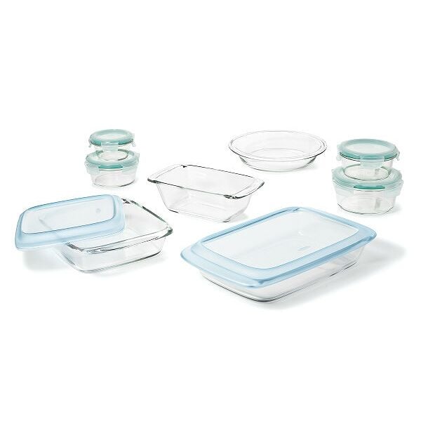14-Piece Glass Bake, Serve & Store Set I5