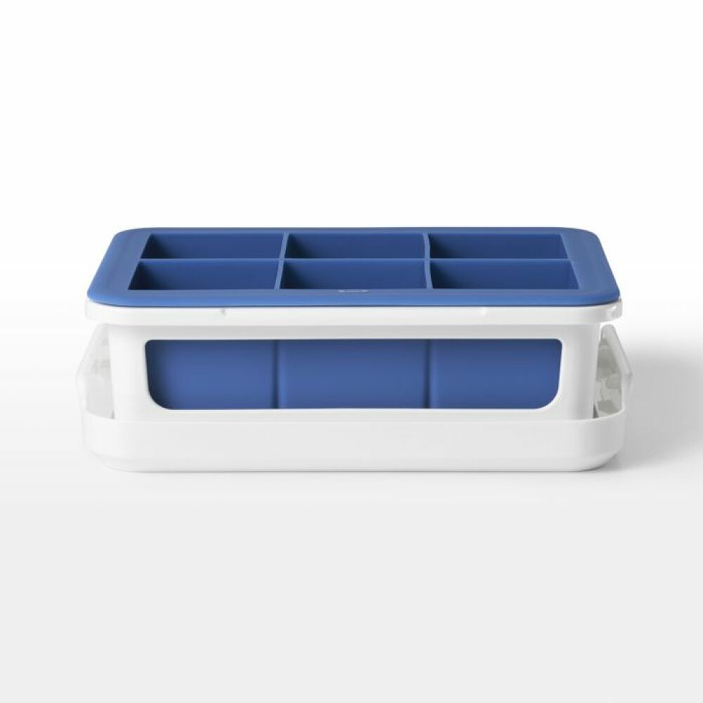 Covered Silicone Ice Cube Tray-Large Cube H7