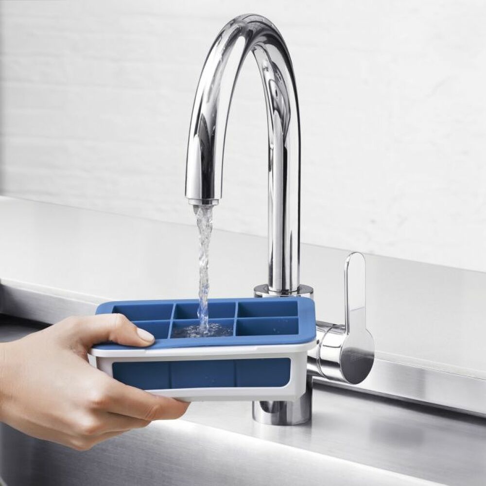 Covered Silicone Ice Cube Tray-Large Cube H7