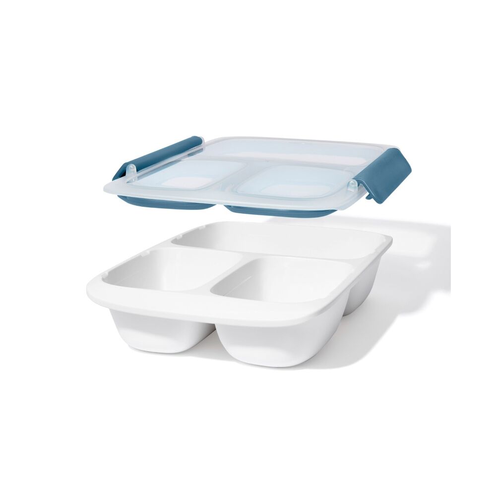 Prep & Go 4.1-Cup Divided Container - Ocean Blue N6