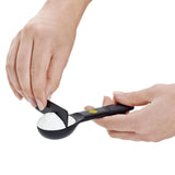 7 Piece Plastic Measuring Spoons - Black V2