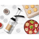 Holiday Cookie Press and Disk Set Bundle R8