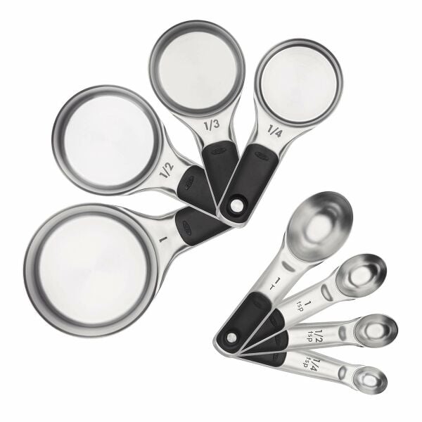 Stainless Steel Measuring Cups and Spoons Set G6
