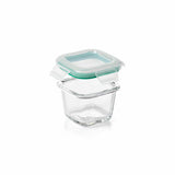 4 Piece Smart Seal Glass Mini Square Container Set U2