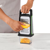 Etched Box Grater With Removable Zester I3