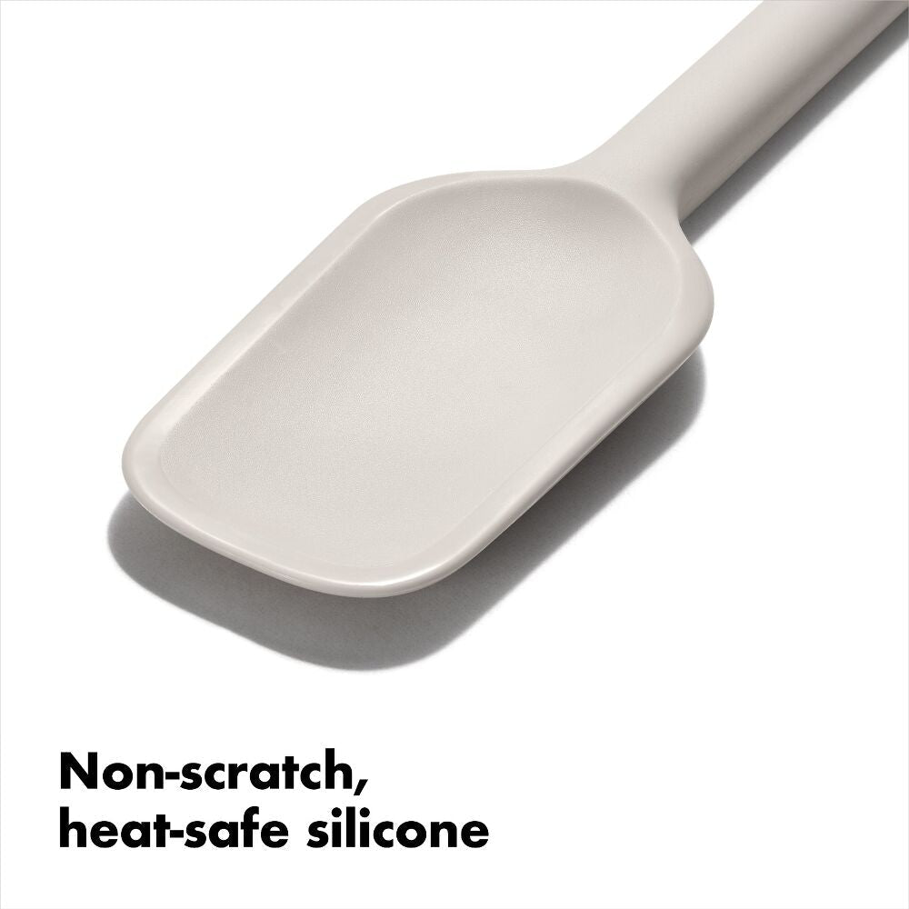Silicone Spoon Spatula - Oat P0