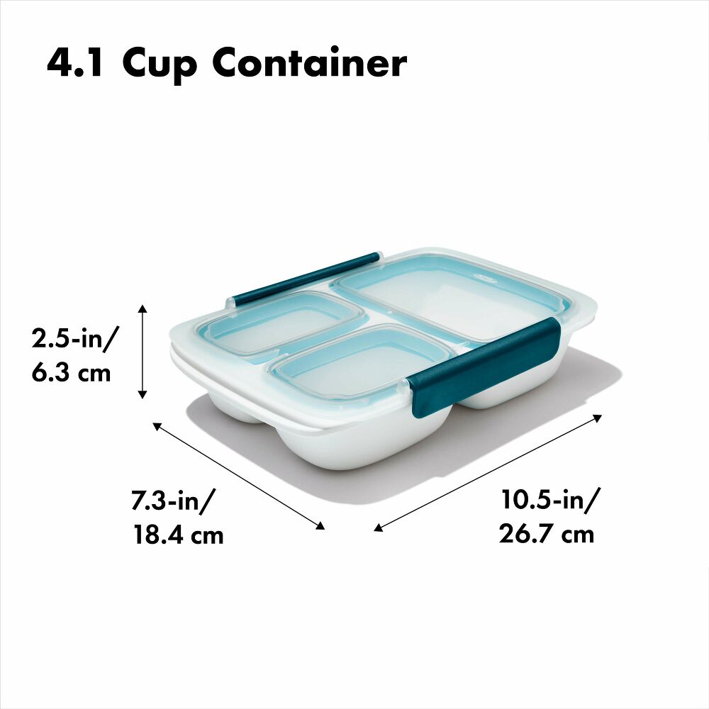 Prep & Go 4.1-Cup Divided Container W8