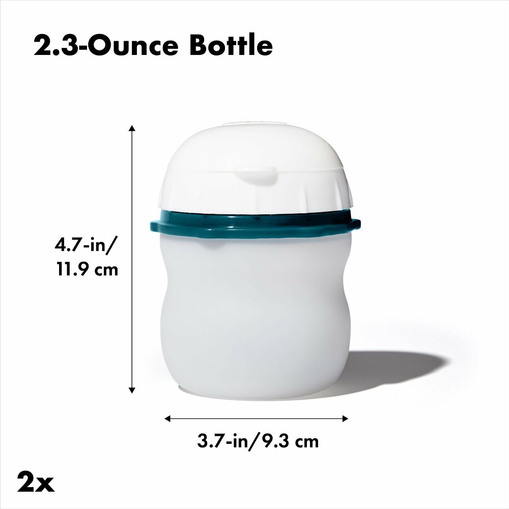 Prep & Go Silicone Squeeze Bottle - 2 Pack D4