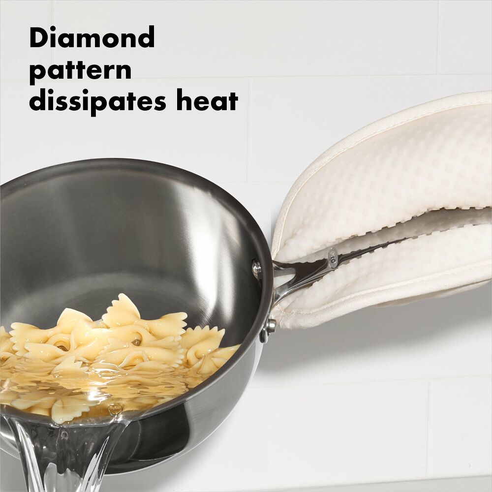 Silicone Pot Holder - Oat P1