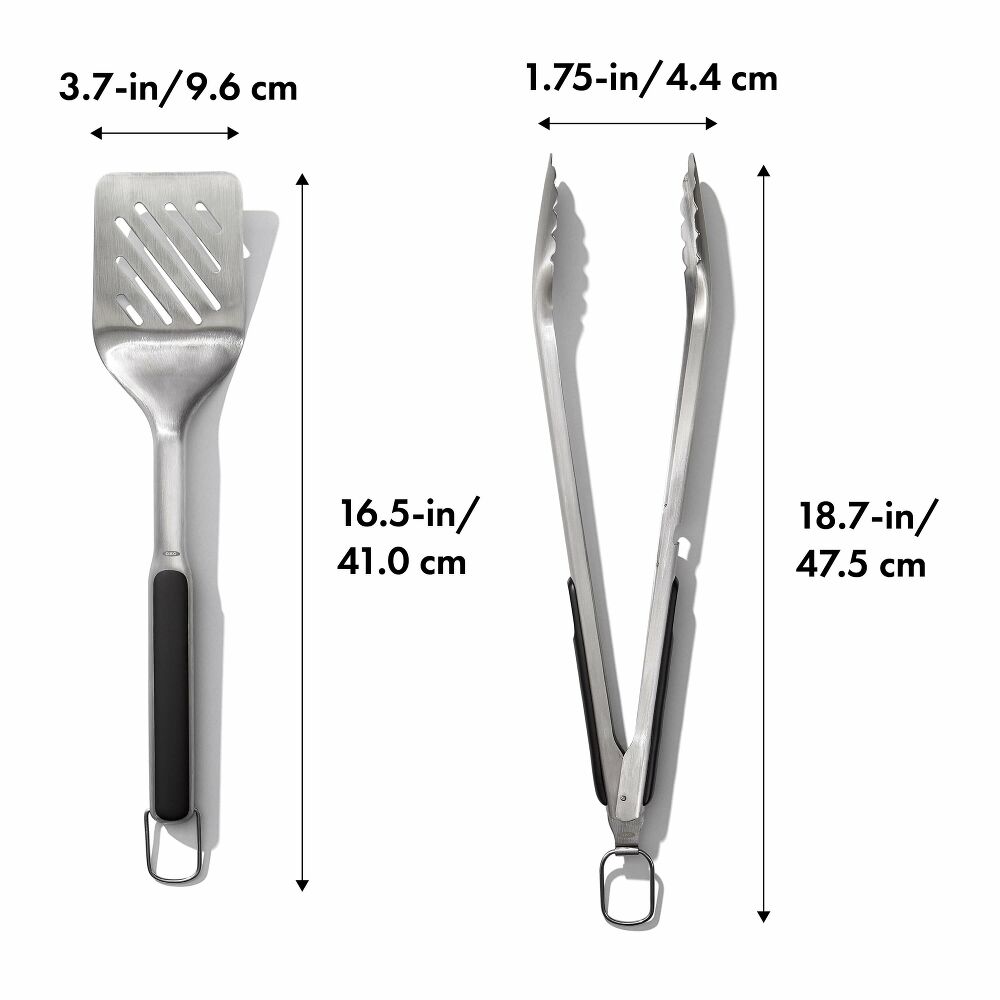OXO Good Grips Grilling Turner and Tongs Set N9