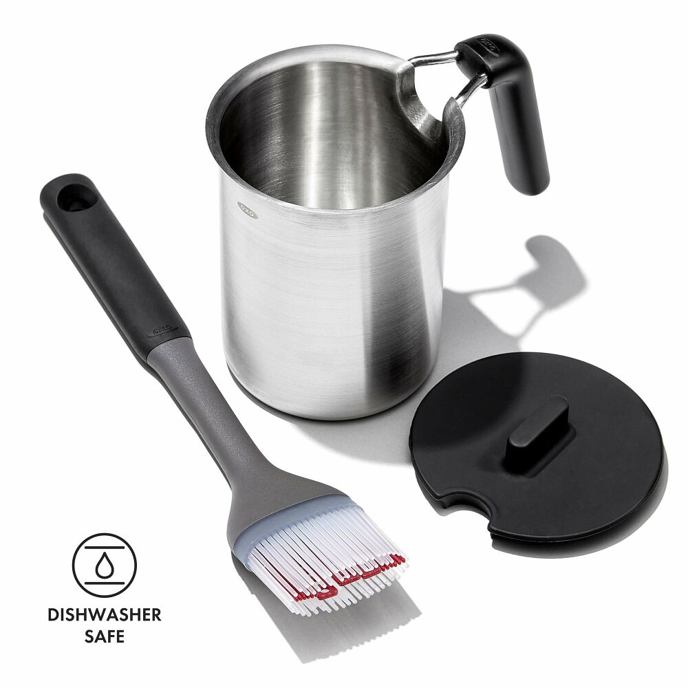 Grilling Basting Pot and Brush Set T5