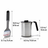 Grilling Basting Pot and Brush Set T5