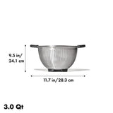 Stainless Steel 3 qt./ 2.8L Colander R5