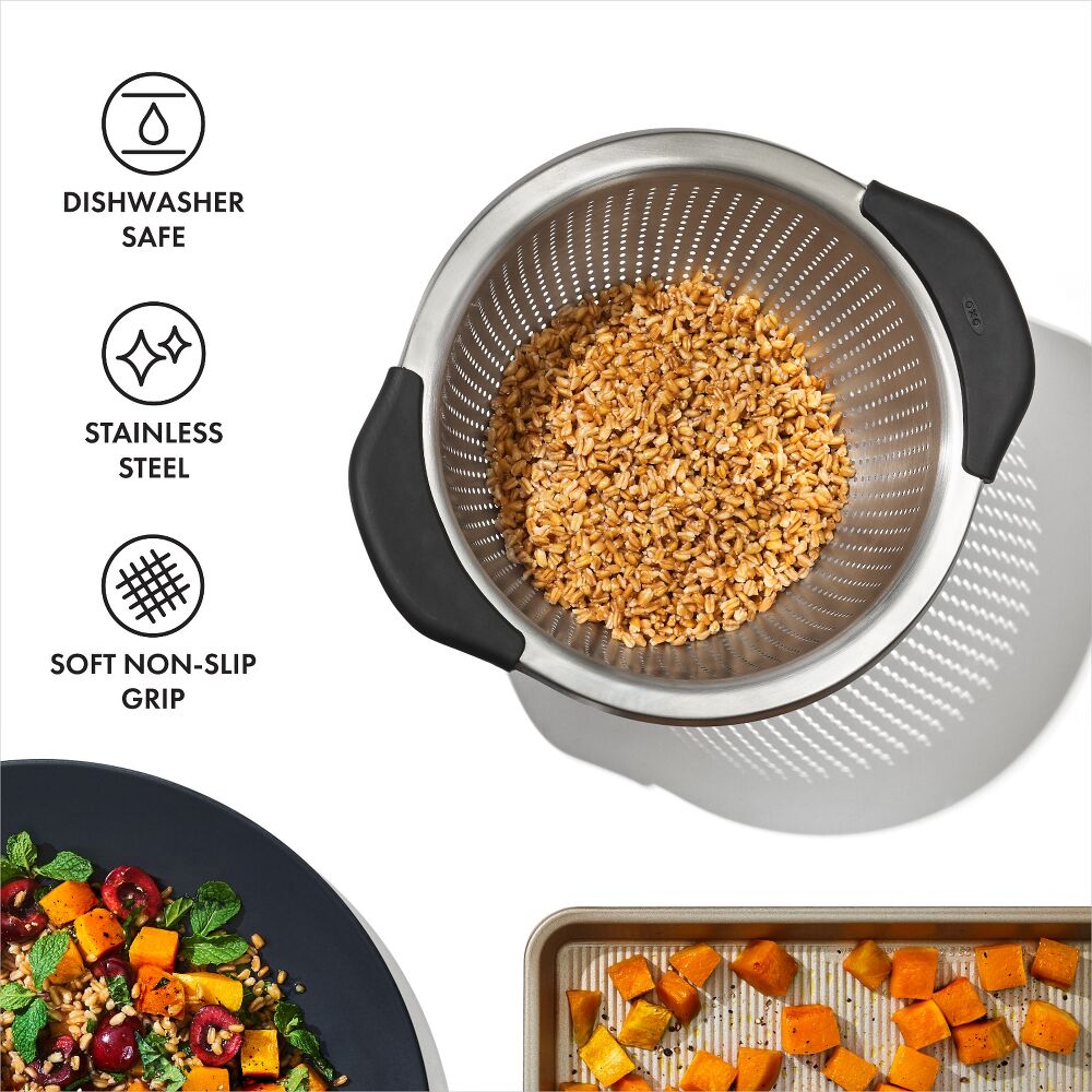 Stainless Steel 3 qt./ 2.8L Colander R5