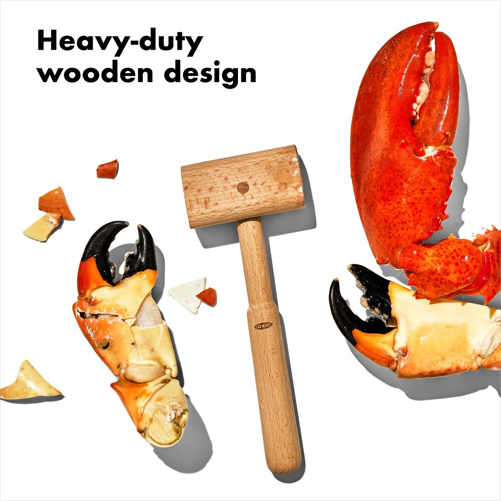 Wooden Seafood Mallet D7