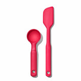Silicone Cookie Scoop & Small Spatula Set O0