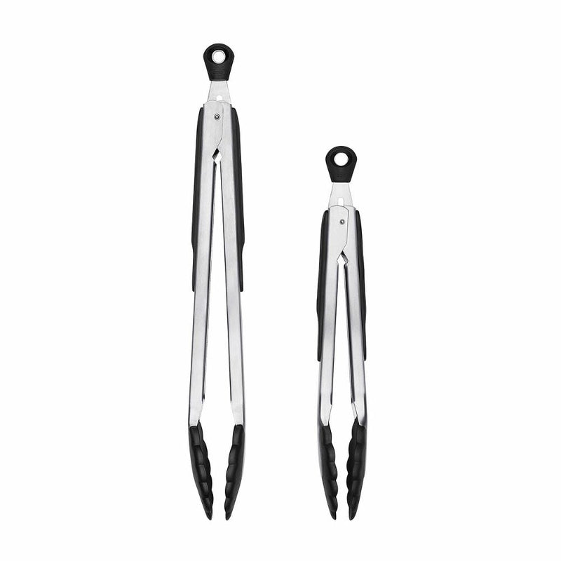 2-Piece Tongs with Nylon Heads Set U6