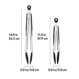 2-Piece Tongs with Nylon Heads Set B3