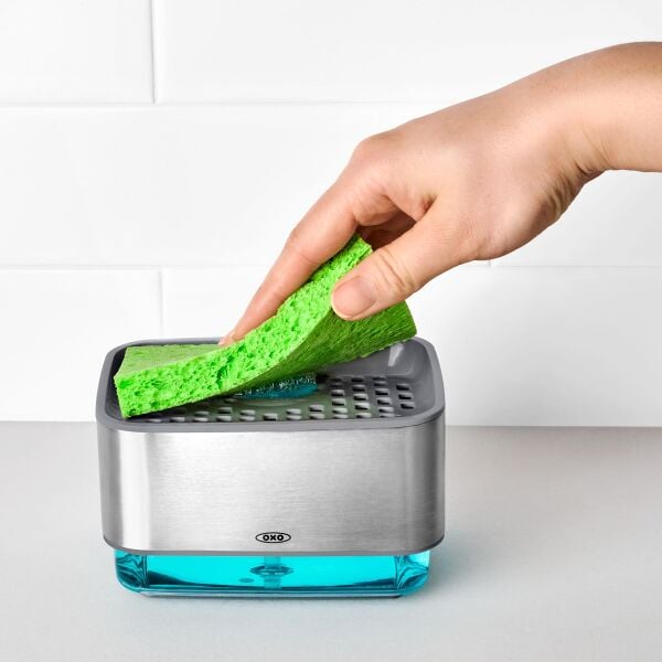Soap Dispensing Sponge Holder D4