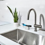 Soap Dispensing Dish Brush Storage Set A7