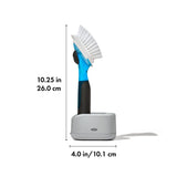 Soap Dispensing Dish Brush Storage Set A7
