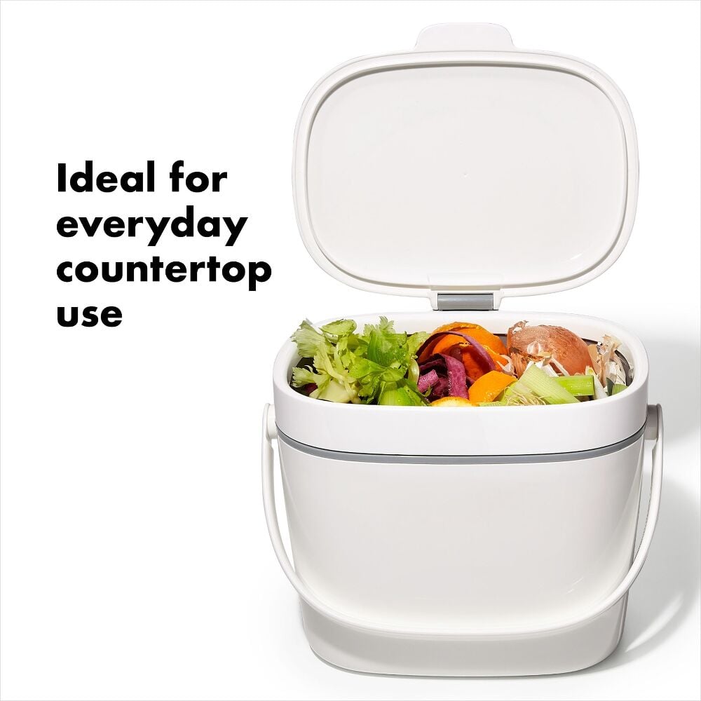 Easy-Clean Compost Bin - 1.75 Gal H7