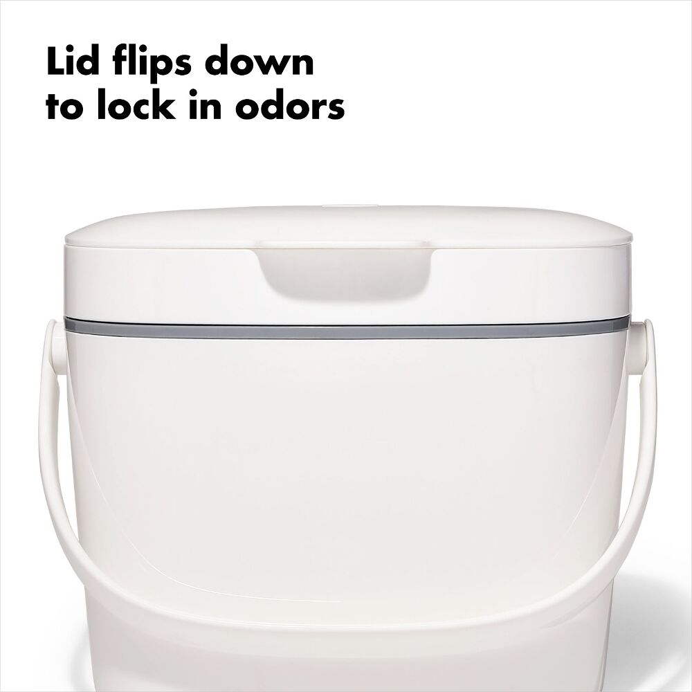 Easy-Clean Compost Bin - 1.75 Gal H7