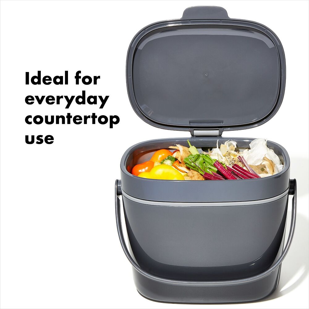 Easy-Clean Compost Bin - 1.75 Gal H7