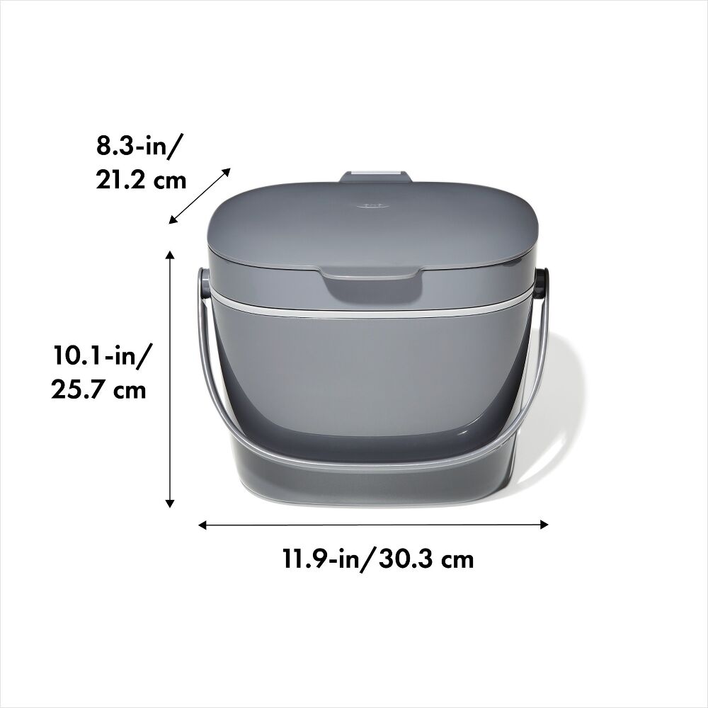 Easy-Clean Compost Bin - 1.75 Gal H7