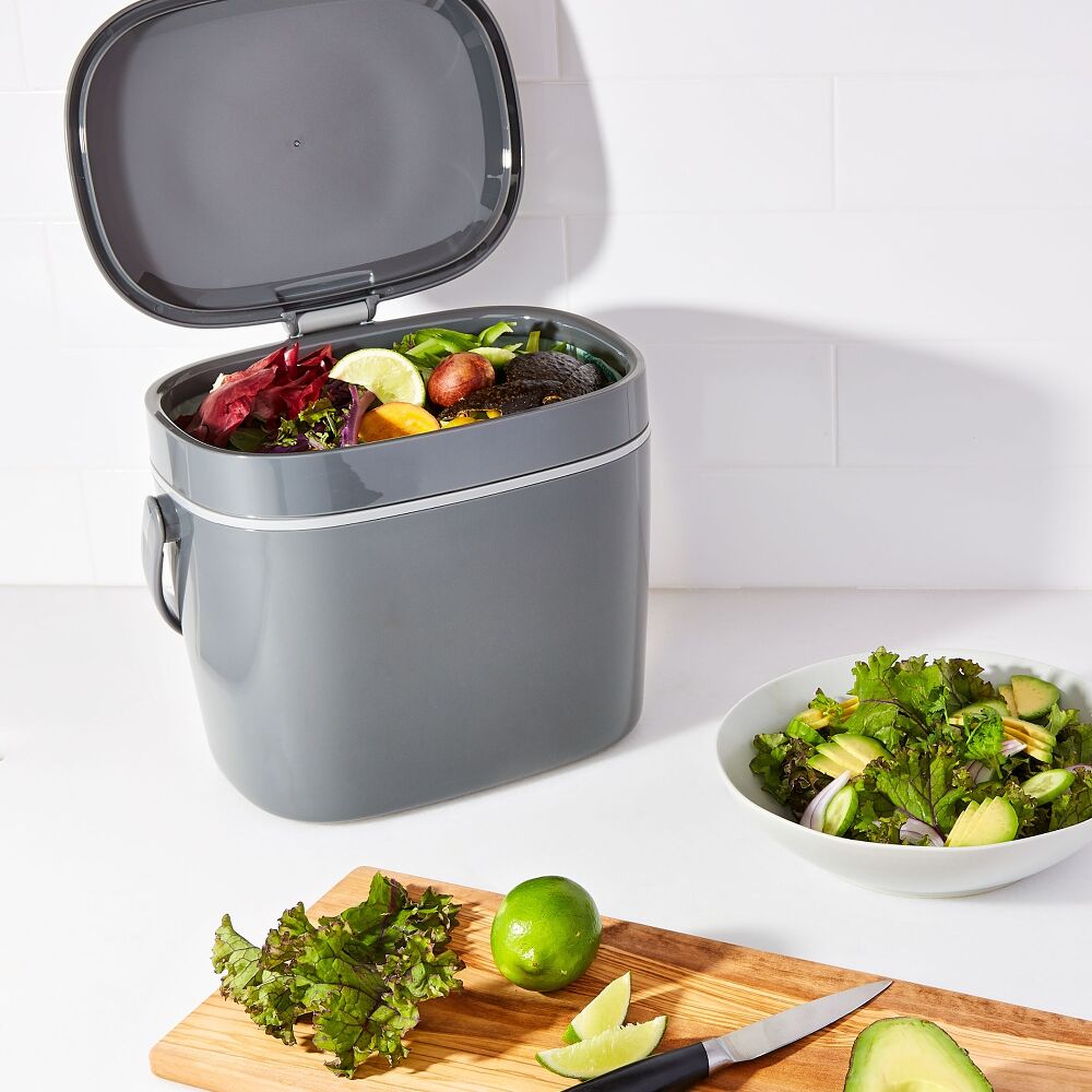 Easy-Clean Compost Bin - 1.75 Gal H7