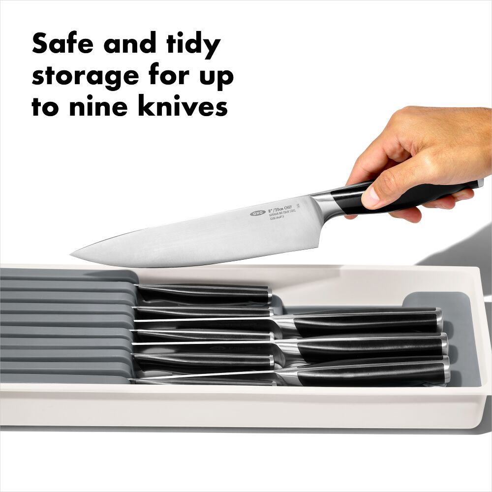 Compact Knife Drawer Organizer D7