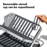 OXO Good Grips Aluminum Fold Flat Dish Rack T6