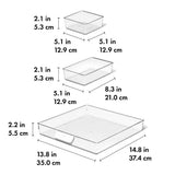 3-piece Refrigerator Tray Set Q0