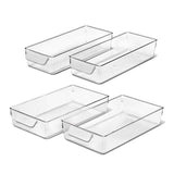 4 Piece Refrigerator Storage Bin Starter Set P4