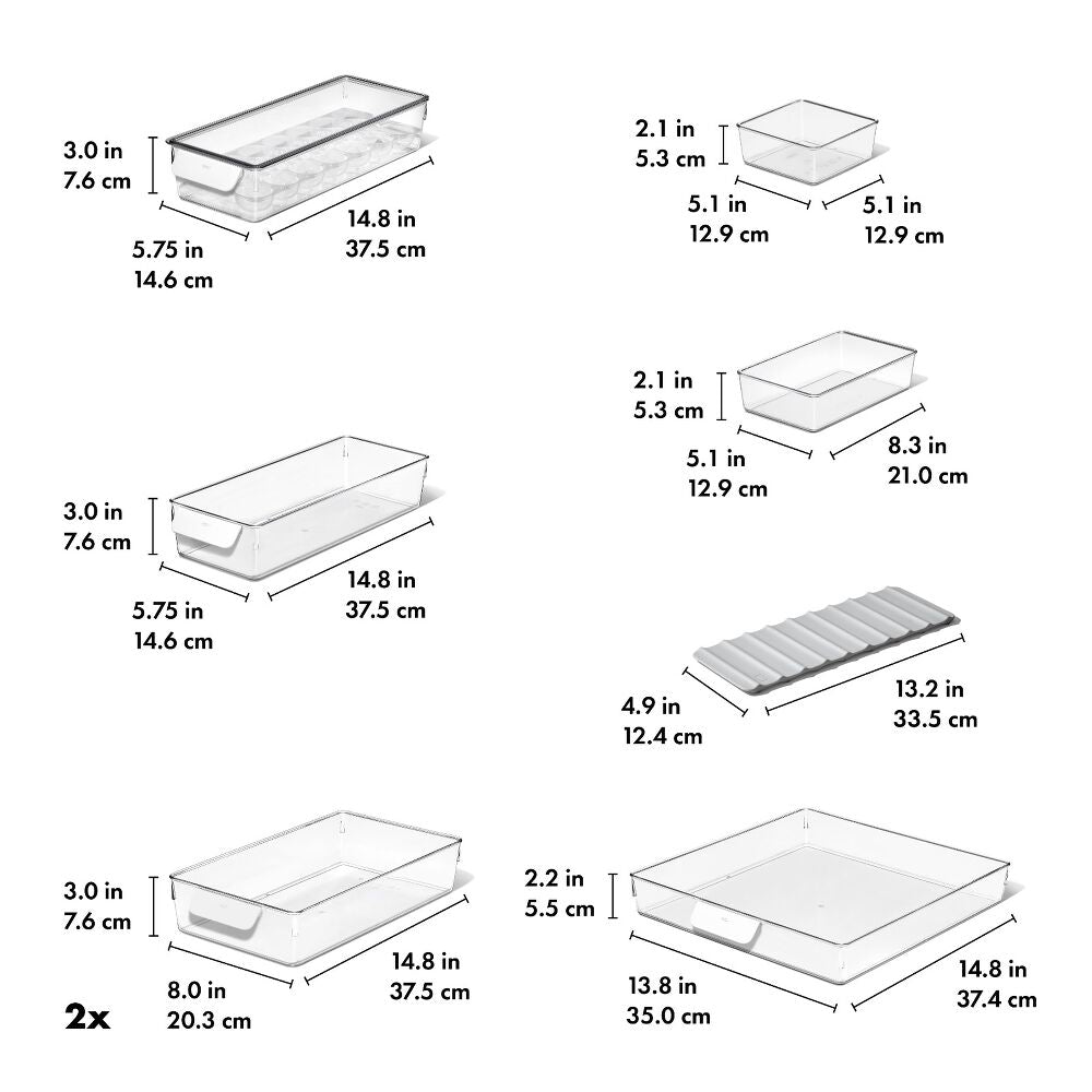 8 Piece Refrigerator Organization Set U6